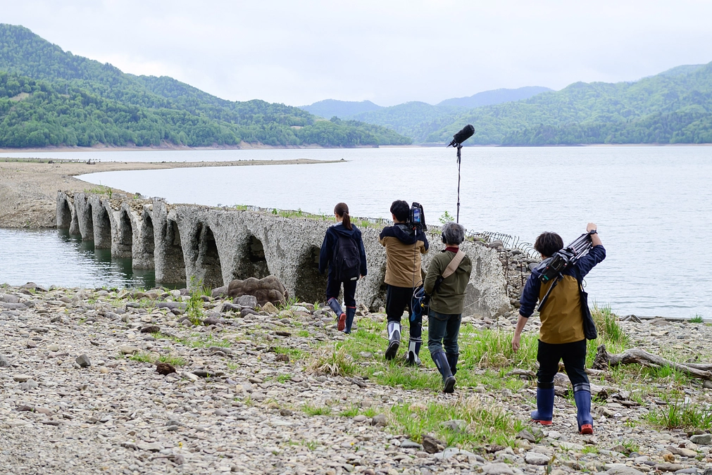 明日のNHKニュース おはよう北海道 土曜プラスでタウシュベツ川橋梁を紹介します。