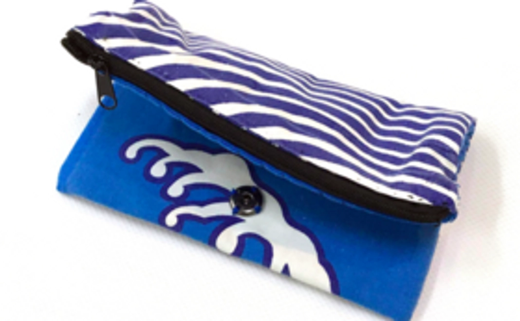 法被をリメイクした「ポーチ」