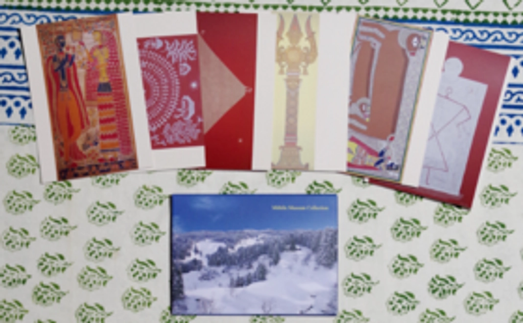 ミティラー美術館入場券ペア（3年有効）＋ポストカード12枚セット