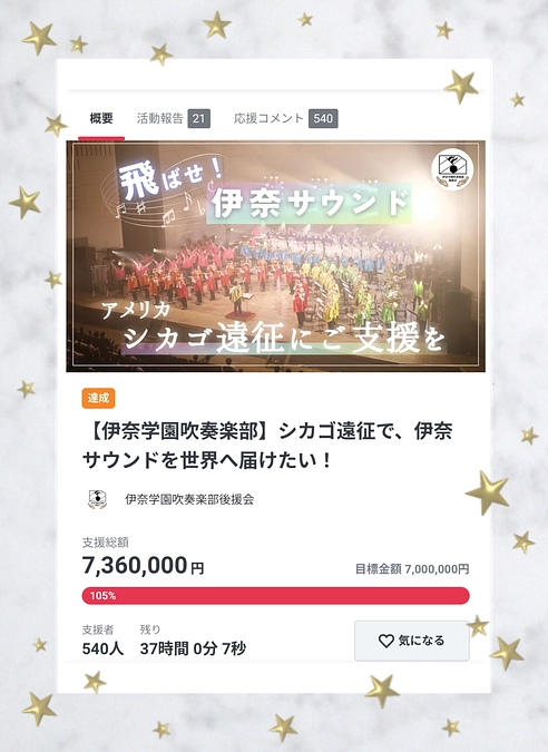 【速報】目標を達成いたしました😭✨