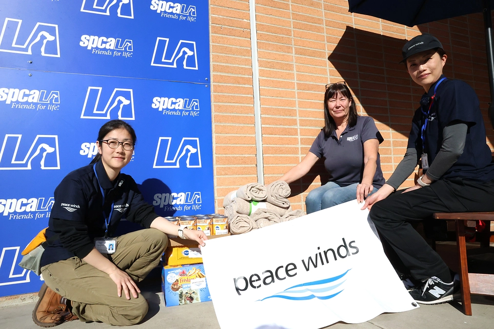 【アメリカ ロサンゼルス山火事】ペットが避難しているアニマルシェルターへ物資支援をしました