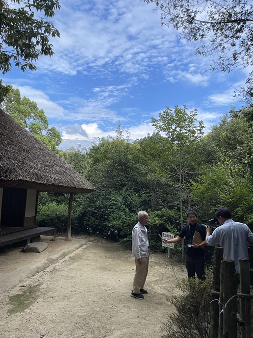 OHKさんが撮影にきてくれました。