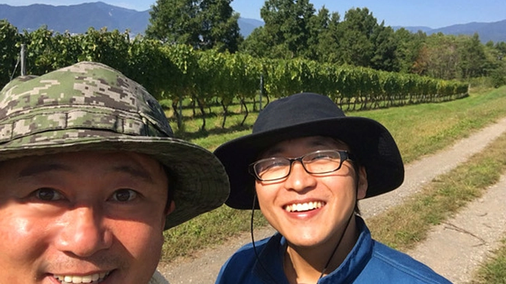 ワイン用ぶどうの栽培と醸造を通じて地域を元気にしたい！