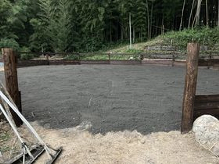 放牧場の制作〜その６。砂敷き