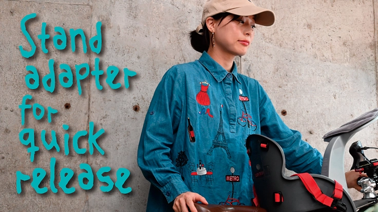 倒れない！ママチャリスタンドの活用でスポーツ自転車の常識を覆す発明