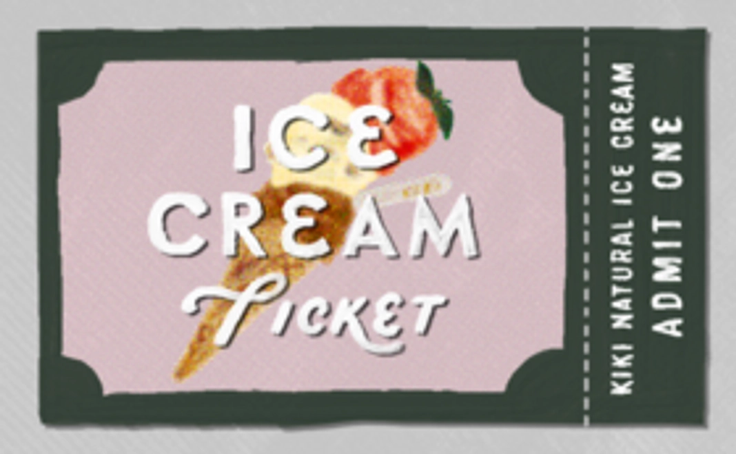 アイスクリームチケット(6枚綴り)