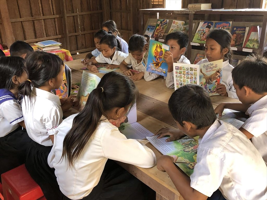 【皆さんに知っていただきたい】カンボジア小学校の図書室の現状