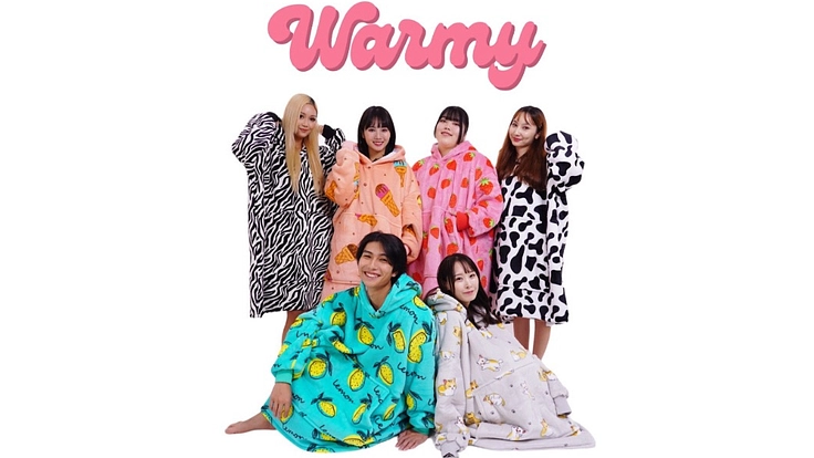 可愛く着れるルームブランケット【WARMY】