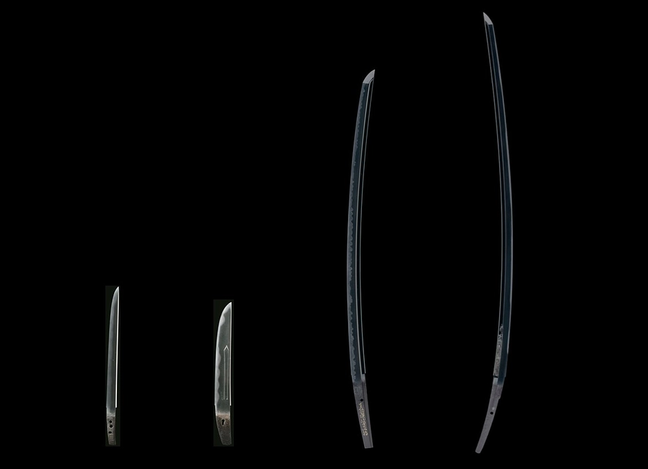 [Eisei Bunko] Four national treasure swords.