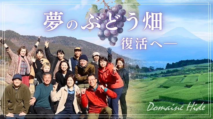 南アルプスの絶景ぶどう畑を復活し、日本ワインを世界のワインへ。