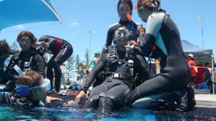 水中世界はバリアフリー！障がいをもつ方にも「自由な世界」を！