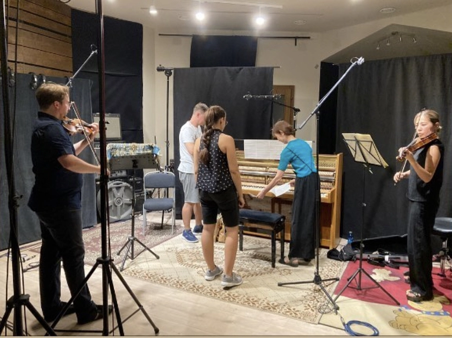 スロバキアでレコーディングスタート