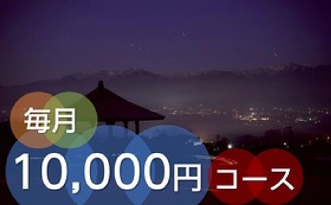 毎月応援10000円コース