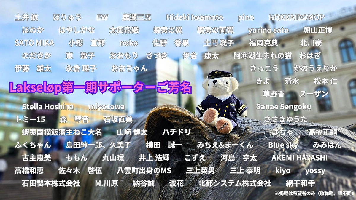 リターンに関するお届け時期の目安、準備状況のお知らせ