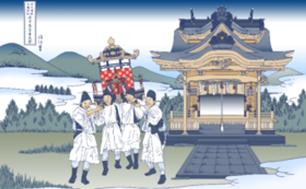 【限定】岡太神社・大瀧神社1300年大祭記念浮世絵木版画