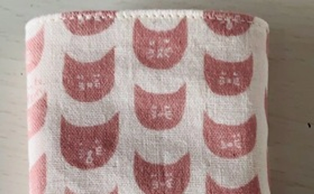 猫柄ハンカチ