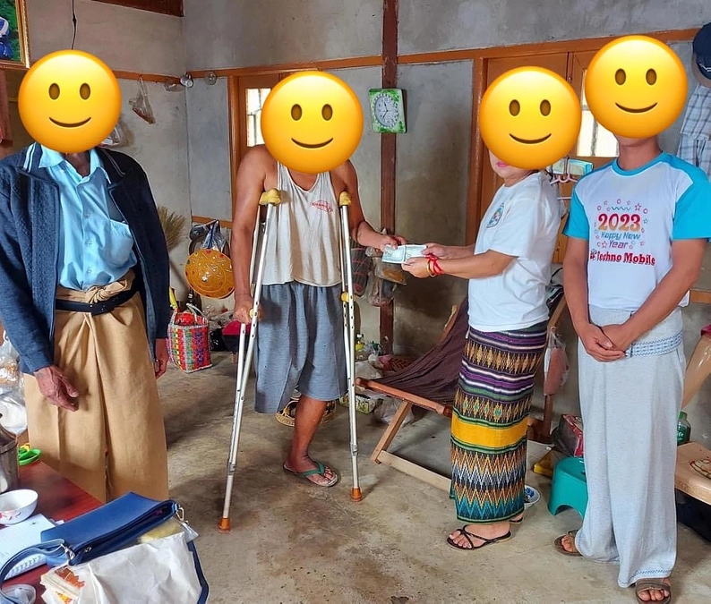 シャン州　地雷被害者支援