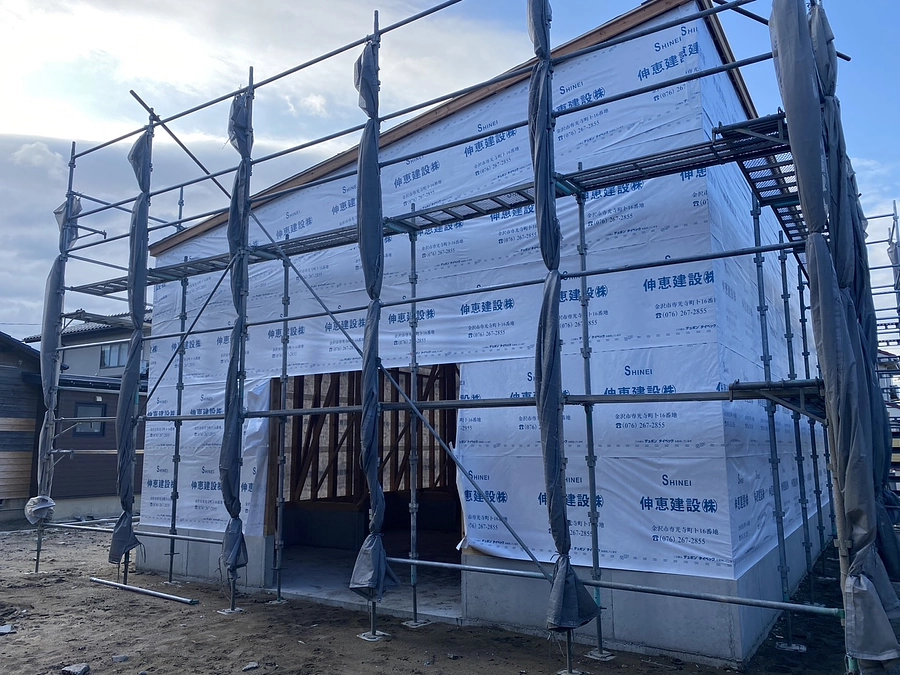 ここまで建ちました！