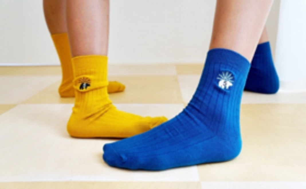 『Sunny 5 Books』ロゴ入りオリジナルカラーソックス