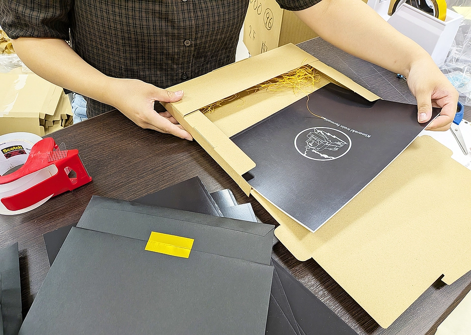 リターンの発送準備、日々少しずつ行っています！