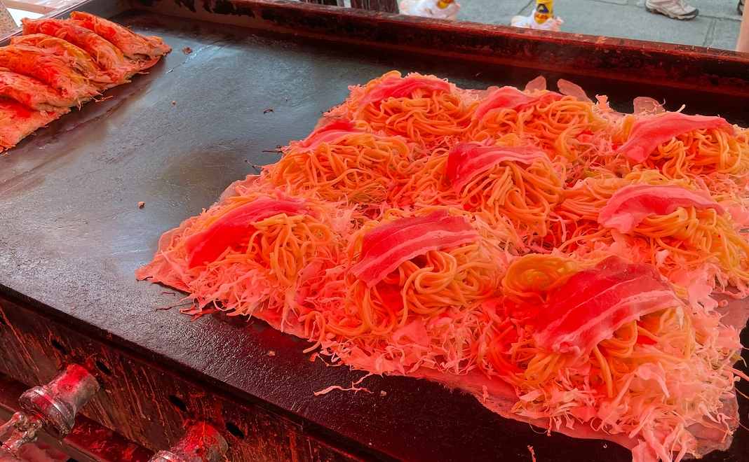 自慢のお好み焼の食材、レシピを3人前お送りします。