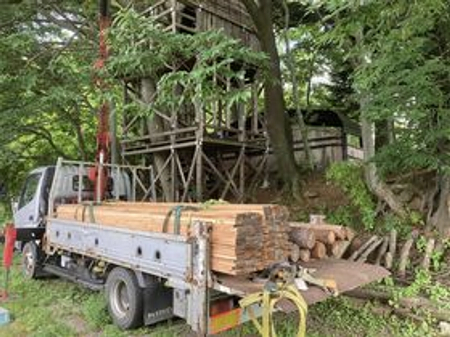 放牧場制作〜その３。柱と横板の準備