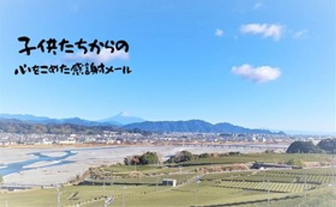子供たちからの心をこめた感謝メール【1,000円】支援者