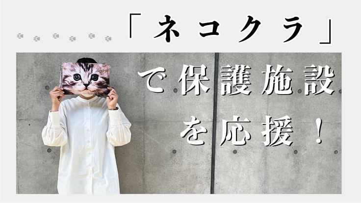 【#ネコクラ】ネコのクラッチバックを手に入れて保護猫施設を支援!