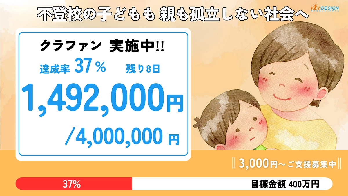 残り8日、みなさんもどうかご支援をお願いいたします！
