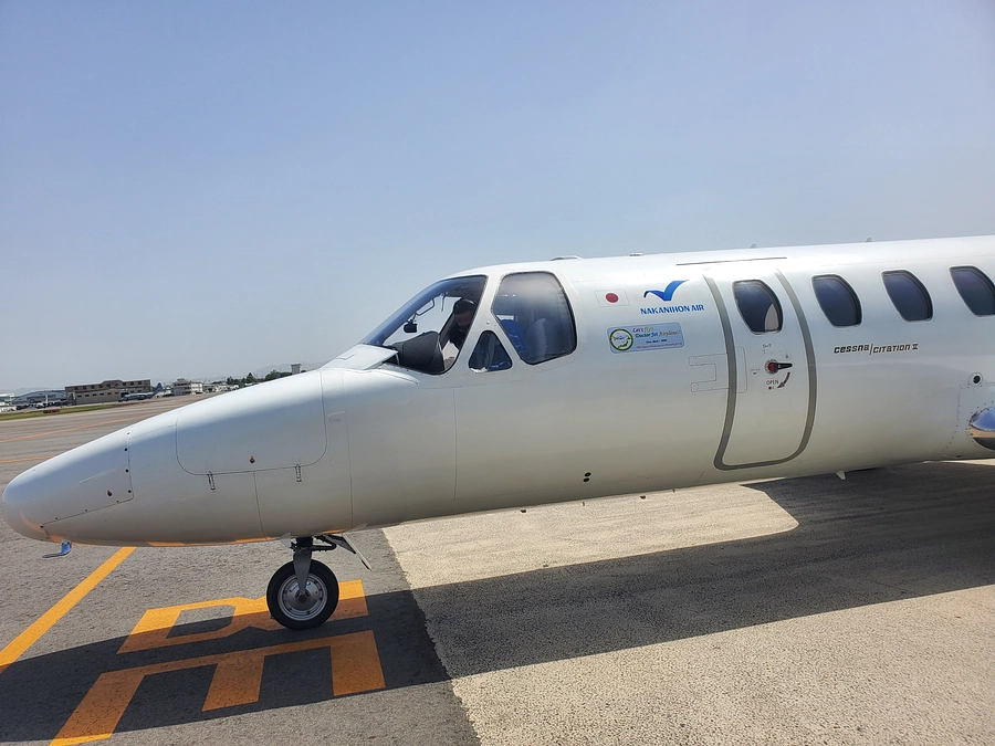 無事に虚血性心疾患の０歳男児をドクタージェットで搬送できました