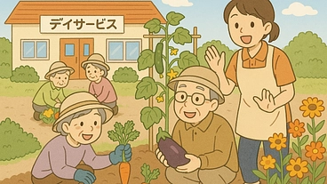 作物や花をみんなで楽しめるデイサービスセンター のトップ画像