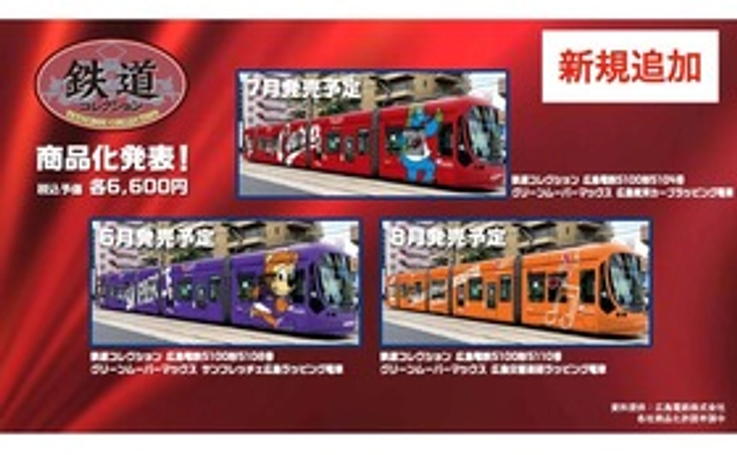 【READYFOR先行予約】広島東洋カープ電車鉄道コレクション＋鉄カード