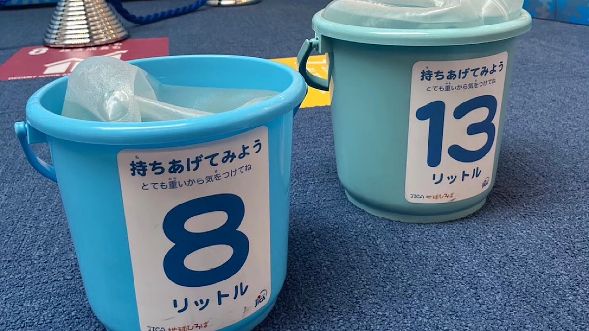 JICAに訪問　水運びの現状