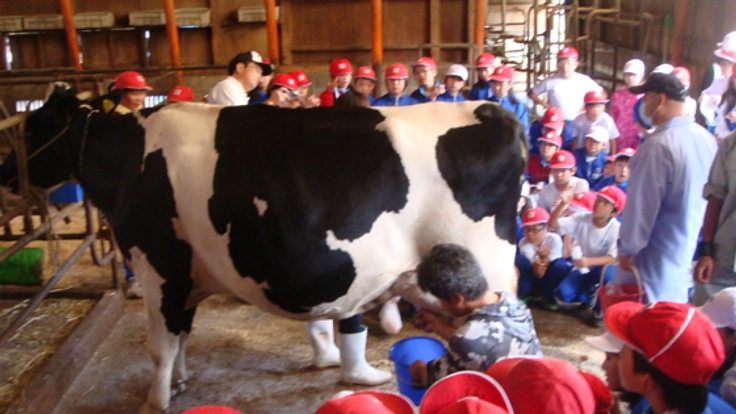 山形発！酪農体験教室から導き出した命の重さを伝える本を配布！