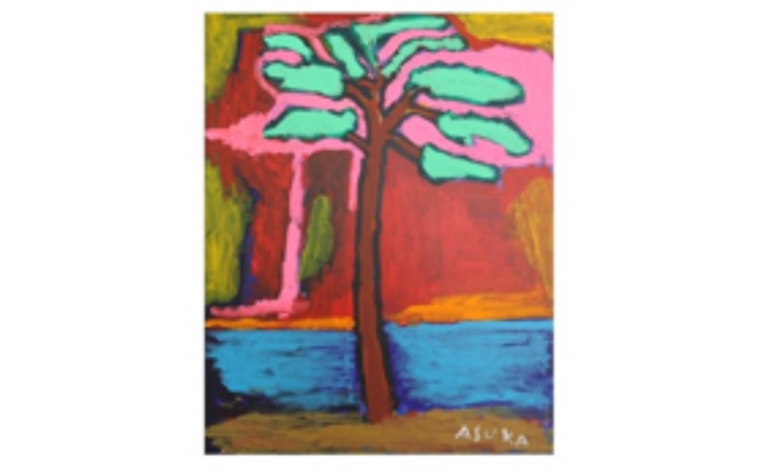 飛鳥君の作品を飾って応援