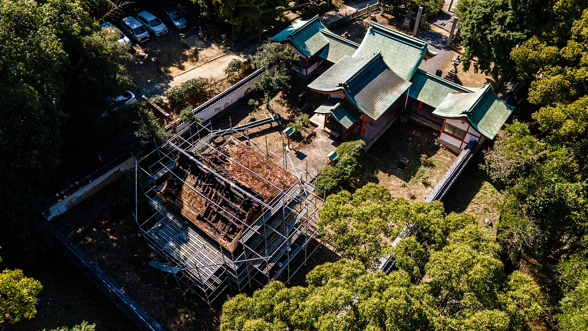 本殿修復工事について