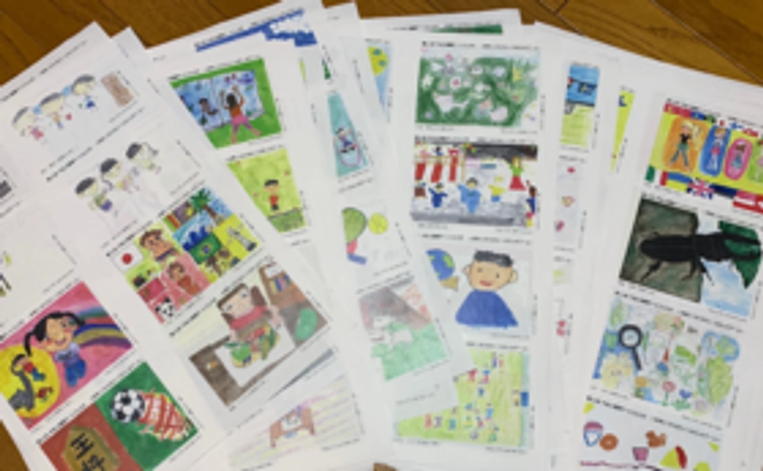 子どもたちの笑顔を全力で応援！絵はがき作成費を支援！