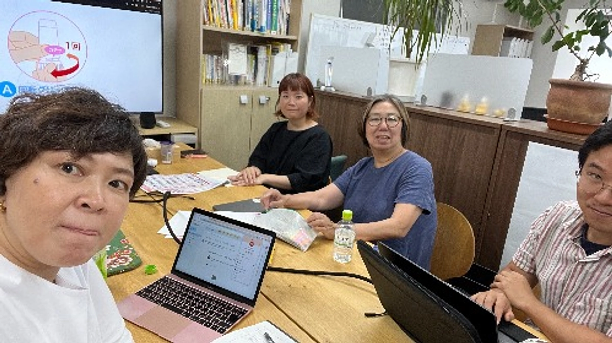 「こども吸入レッスン」打ち合わせ