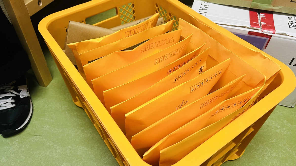 返礼品の発送準備中です！