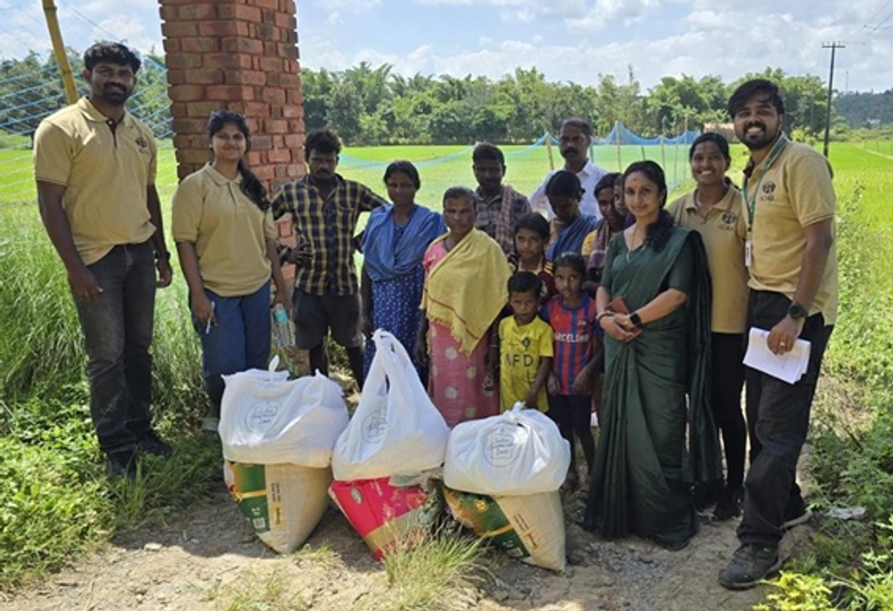 皆様のご支援で実現：ワイナードの被災者に届けた希望と食料