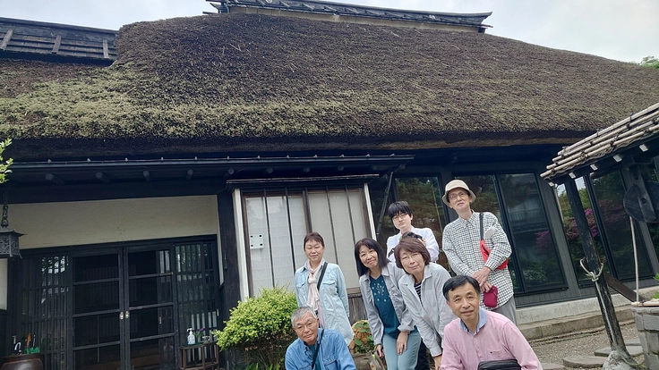 古民家民宿「お宿まつや」のかやぶき屋根を葺き替えたい