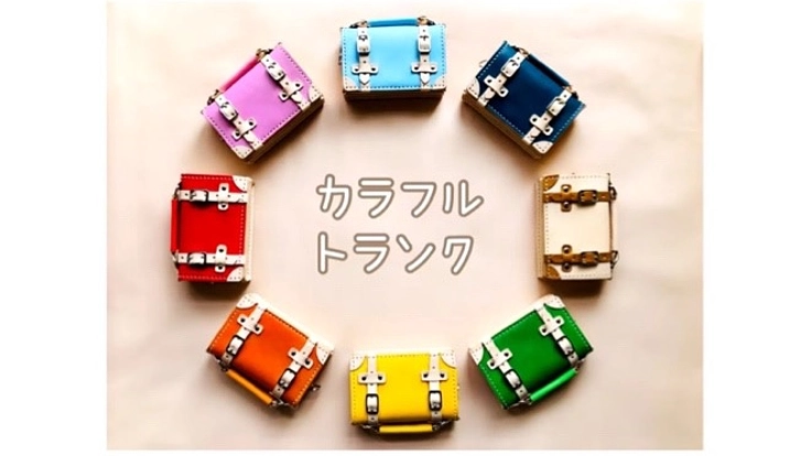 この子とどこへ行こう！トランク型名刺入れを広めたい！