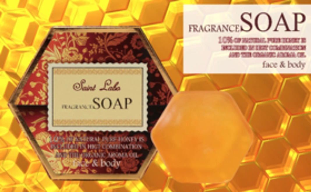 天然はちみつ10%使用【フレグランスソープ】