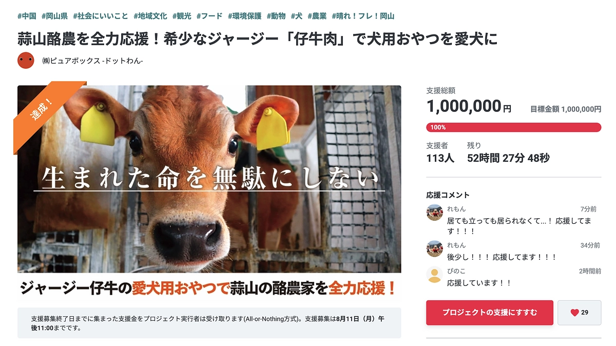 活動報告㉜｜【速報】クラウドファンディング目標金額達成🎉【残り2日】