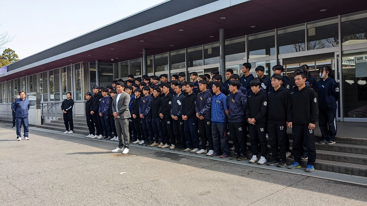 【出場レポート（８）】センバツ大会の出場報告について（校内にて）