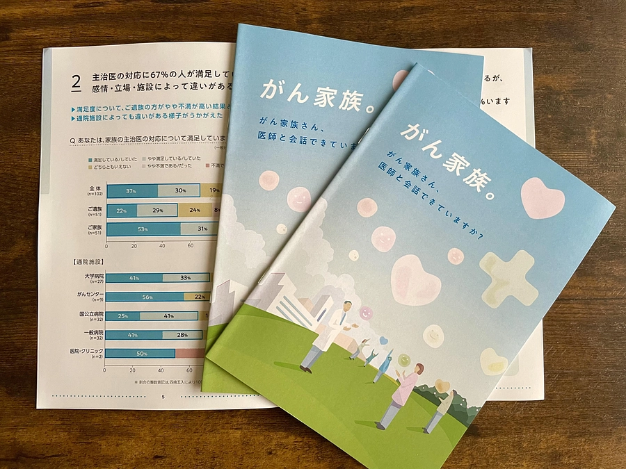 発送いたしました！がん家族と医師とおコミュニケーションアンケート冊子が完成しました！