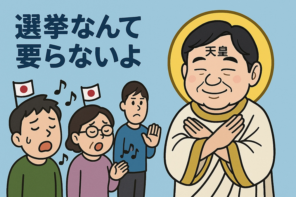 note 毎日投稿31日目：選挙なんて要らないよ その３１（天皇❓）