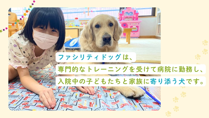入院する子どもたちを笑顔に!ファシリティドッグ育成基金2025 2枚目