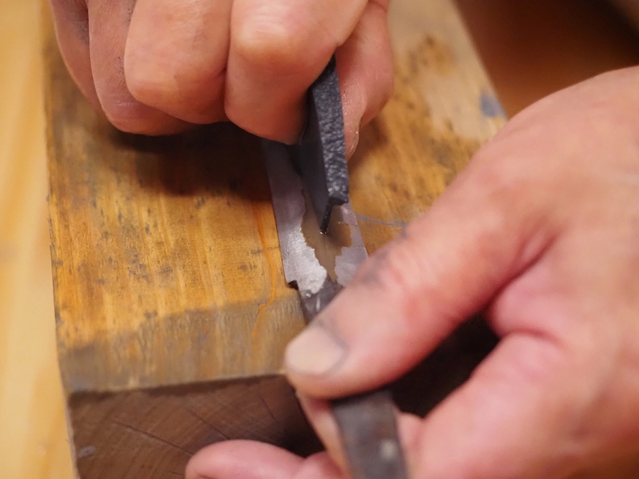 「国永」剣　研磨3日目