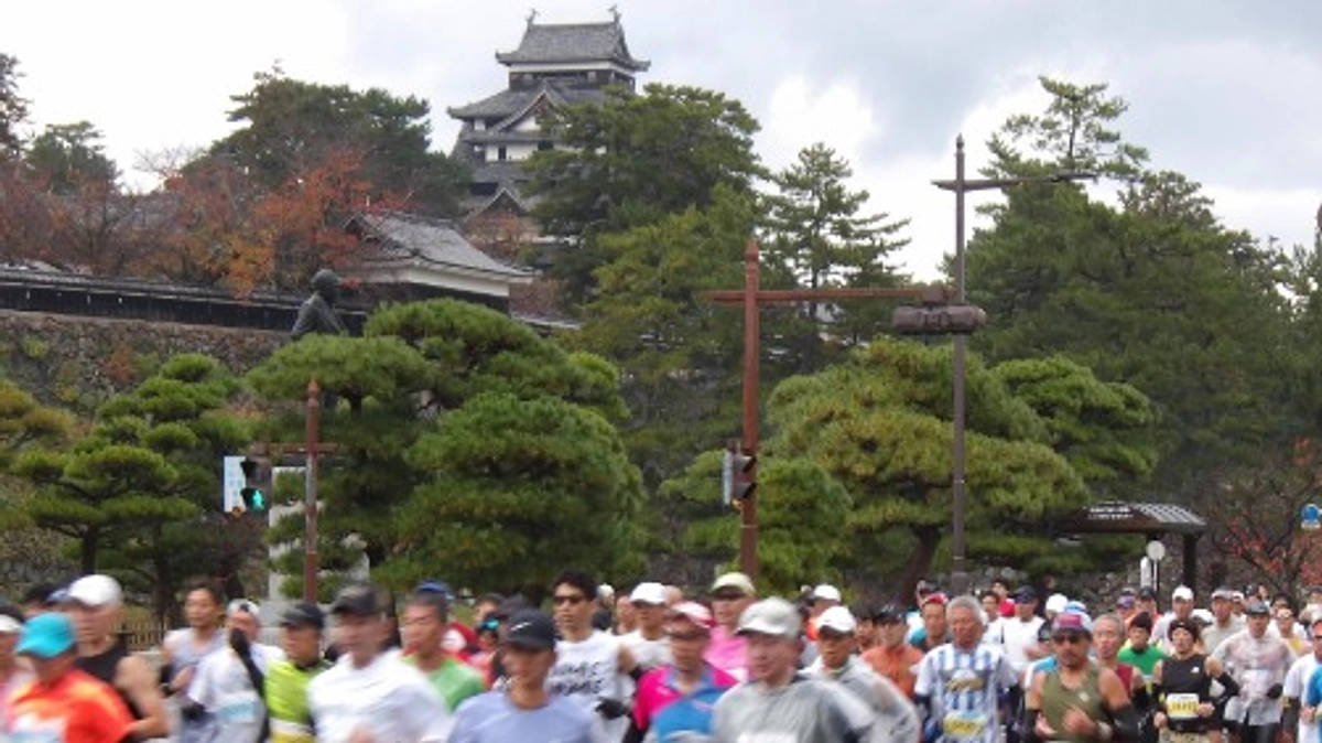 国宝松江城マラソンがおこなわれました！